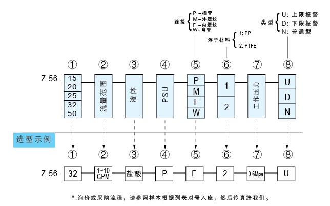 Z-5615、Z-5620、Z-5625、Z-5632、Z-5650聚砜塑料管浮子流量計(jì)